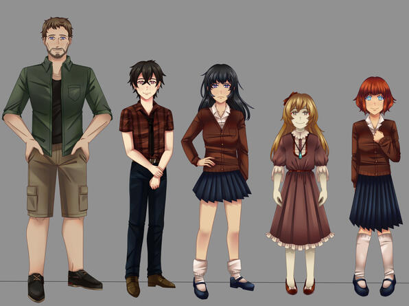 "Won't you stay 2: The Blood Lunar Eclipse" sprite set 1